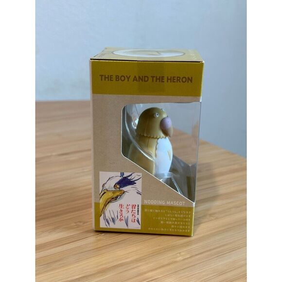 Studio Ghibli The Boy and the Heron Nodding Mascot The Parakeet Yellow Figure - Picture 2 of 3